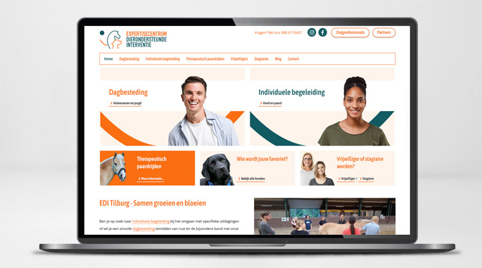 EDI Tilburg website ontwerp